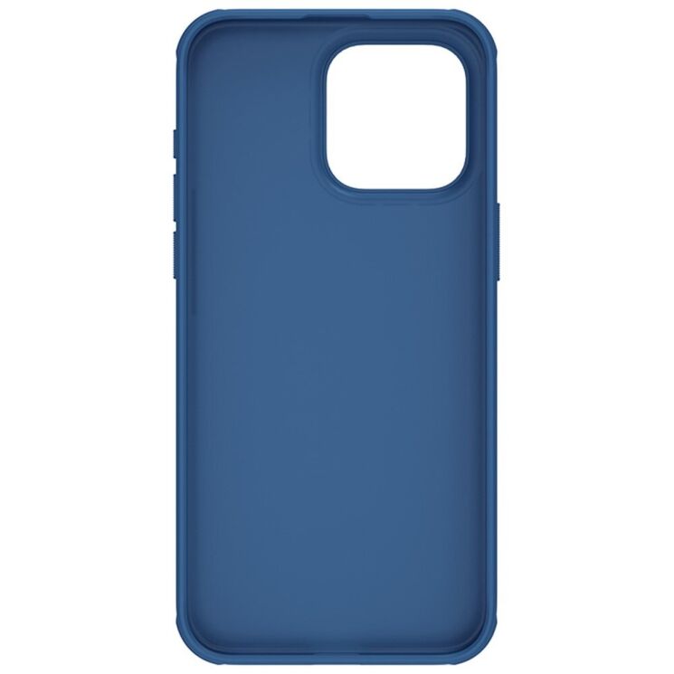 Пластиковый чехол NILLKIN Frosted Shield Pro для Apple iPhone 15 Pro Max - Blue: фото 6 из 11