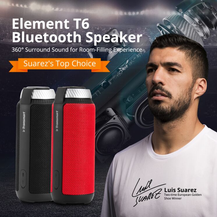 Портативная акустика TRONSMART Element T6 Portable Bluetooth Speaker - Black: фото 5 из 16