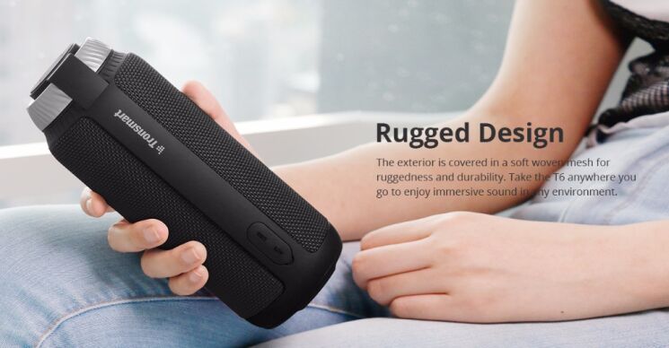 Портативная акустика TRONSMART Element T6 Portable Bluetooth Speaker - Black: фото 13 из 16