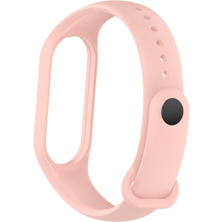 Ремешок ArmorStandart Silicone Strap для Xiaomi Mi Band 5 / Mi Band 6 / Mi Band 7 - Flesh Pink: фото 2 из 5