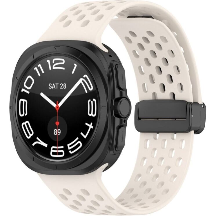 Ремешок Deexe Astra Strap для Samsung Galaxy Watch Ultra (47mm) - Starlight: фото 4 из 9
