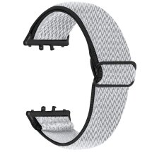Ремінець Deexe Braided Strap для Samsung Galaxy Fit 3 - Black / White: фото 1 з 6