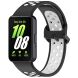 Ремешок Deexe Dot Color для Samsung Galaxy Fit 3 - Black / White (349023BW). Фото 1 из 7