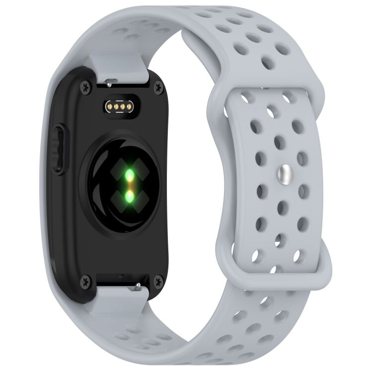 Ремінець Deexe Dot Style для Garmin CIRQA - Light Grey: фото 2 з 6