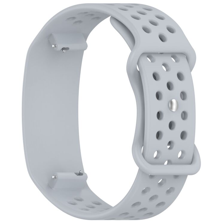 Ремінець Deexe Dot Style для Garmin CIRQA - Light Grey: фото 3 з 6