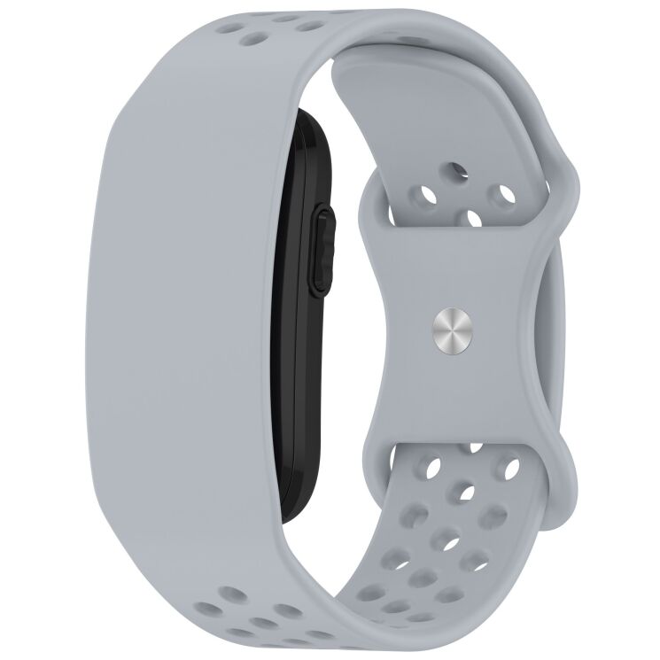 Ремінець Deexe Dot Style для Garmin CIRQA - Light Grey: фото 1 з 6