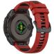 Ремешок Deexe Dual Color для часов с шириной крепления 22мм - Red / Black (271418RB). Фото 1 из 4