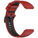 Ремешок Deexe Dual Color для часов с шириной крепления 22мм - Red / Black (271418RB). Фото 3 из 4