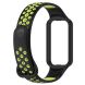 Ремінець Deexe Dual Color для Xiaomi Redmi Smart Band 2 - Black / Lime (320610). Фото 2 з 11