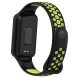 Ремінець Deexe Dual Color для Xiaomi Redmi Smart Band 2 - Black / Lime (320610). Фото 4 з 11
