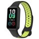 Ремінець Deexe Dual Color для Xiaomi Redmi Smart Band 2 - Black / Lime (320610). Фото 1 з 11