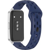 Ремешок Deexe Eclipse для Huawei Band 11 Pro / Band 11 - Midnight Blue: фото 1 из 9