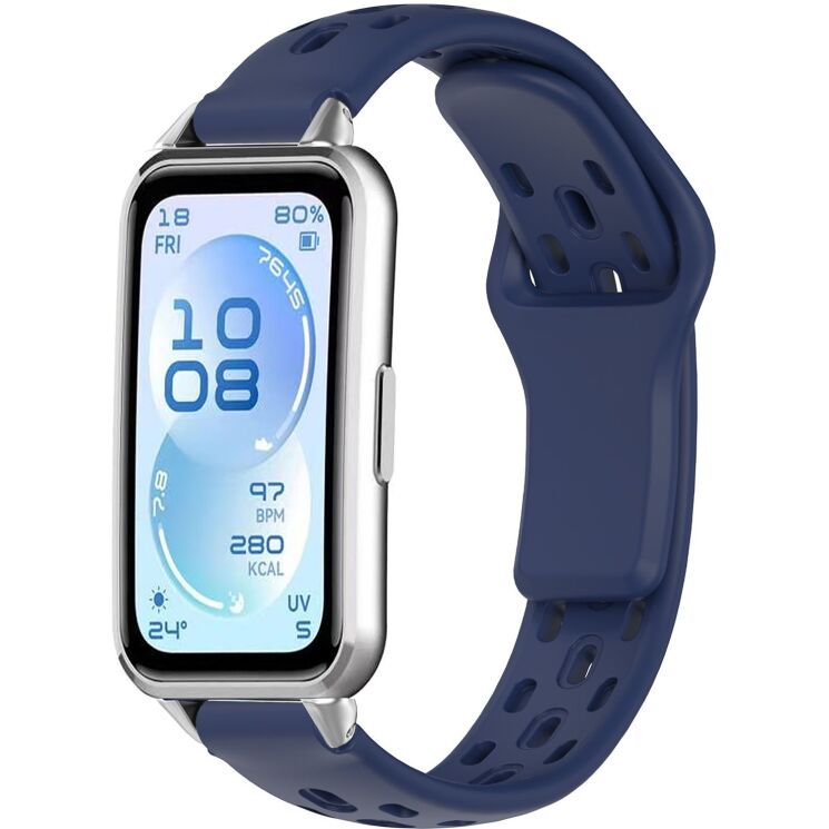 Ремешок Deexe Eclipse для Huawei Band 11 Pro / Band 11 - Midnight Blue (410607DB) Ремешок Deexe Eclipse для Huawei Band 11 Pro / Band 11 - Midnight Blue: фото 2 из 9