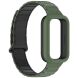 Ремешок Deexe Flexible Fit для Xiaomi Mi Smart Band 9 Active / Redmi Band 3 - Black / Green (371305BG). Фото 3 из 6