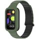 Ремешок Deexe Flexible Fit для Xiaomi Mi Smart Band 9 Active / Redmi Band 3 - Black / Green (371305BG). Фото 4 из 6
