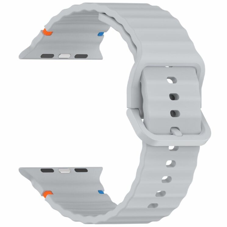 Ремінець Deexe Galaxy Strap для Apple Watch 42 (Series 10) / 41 / 40 / SE 40 / 38 - Grey: фото 3 з 7