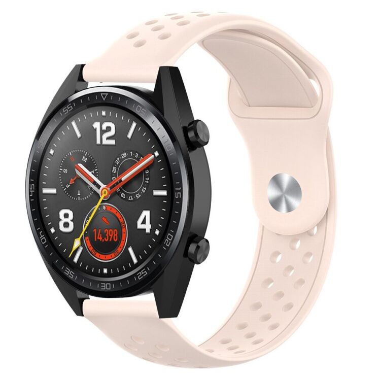 Ремешок Deexe Holes Strap для Samsung Galaxy Gear S3 - Light Pink: фото 1 из 4