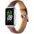 Ремінець Deexe Leather Strap для Samsung Galaxy Fit 3 - Brown: фото 1 з 4