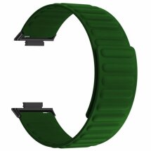 Ремінець Deexe Magnetic Band для Huawei Watch Fit 3 - Army Green: фото 1 з 3