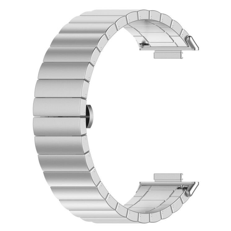 Ремінець Deexe Metal Bracelet для Huawei Watch Fit 2 - Silver: фото 3 з 12