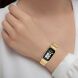 Ремешок Deexe Milanese Loop для Xiaomi Mi Smart Band 9 Active / Redmi Band 3 - Black (372401B). Фото 8 из 11