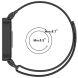Ремешок Deexe Milanese Loop для Xiaomi Mi Smart Band 9 Active / Redmi Band 3 - Black (372401B). Фото 10 из 11