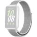 Ремінець Deexe Nylon Loop для Samsung Galaxy Fit 3 - Grey / White (349001HW). Фото 1 з 3