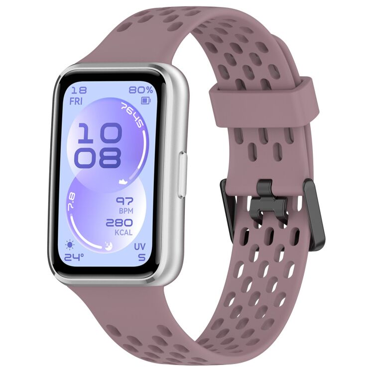 Ремешок Deexe Ocean Strap для Huawei Band 11 Pro / Band 11 - Purple: фото 4 из 9