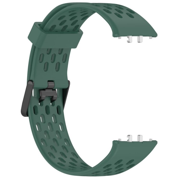 Ремешок Deexe Ocean Strap для Samsung Galaxy Fit 3 - Dark Green: фото 3 из 7