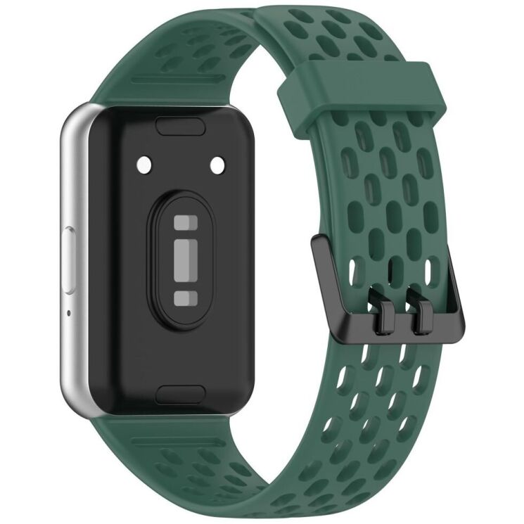 Ремешок Deexe Ocean Strap для Samsung Galaxy Fit 3 - Dark Green: фото 1 из 7