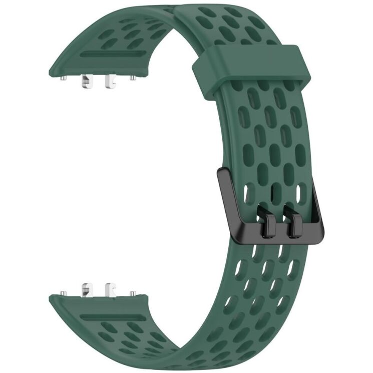 Ремешок Deexe Ocean Strap для Samsung Galaxy Fit 3 - Dark Green: фото 2 из 7