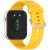 Ремінець Deexe Silicone Band для Huawei Watch Fit 3 / Fit 4 / Fit 4 Pro - Yellow: фото 1 з 10