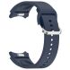 Ремешок Deexe Silicone Band для Samsung Galaxy Watch 4 / 4 Classic / 5 / 5 Pro / 6 / 6 Classic / 7 / FE - Midnight Blue (358119MB). Фото 3 из 8
