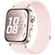 Ремешок Deexe Soft Weave для Huawei Watch Fit 4 Pro / Fit 4 / Fit 3 - Pink (382908P). Фото 2 из 5