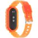 Ремешок Deexe Solid Color для Xiaomi Mi Smart Band 8 / 9 - Transparent Orange (326041O). Фото 2 из 9