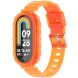 Ремешок Deexe Solid Color для Xiaomi Mi Smart Band 8 / 9 - Transparent Orange (326041O). Фото 1 из 9