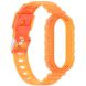 Ремешок Deexe Solid Color для Xiaomi Mi Smart Band 8 / 9 - Transparent Orange (326041O). Фото 4 из 9