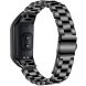 Ремінець Deexe Stainless Steel для Xiaomi Mi Smart Band 8 / 9 - Black (359411B). Фото 1 з 6