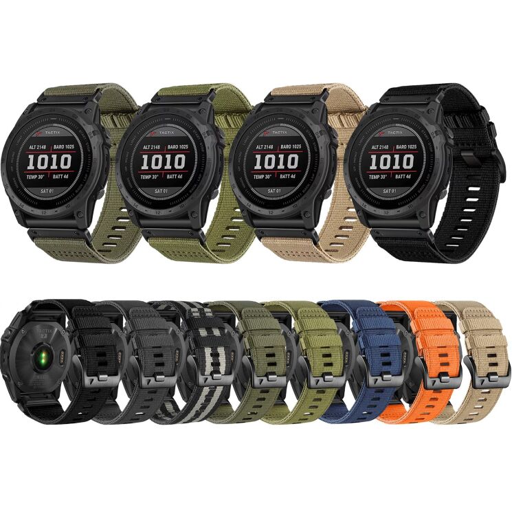 Ремешок Deexe Tactic Gear для часов Garmin c креплением Quick Fit 22mm - Blue (271433L) Ремешок Deexe Tactic Gear для часов Garmin c креплением Quick Fit 22mm - Blue: фото 4 из 4