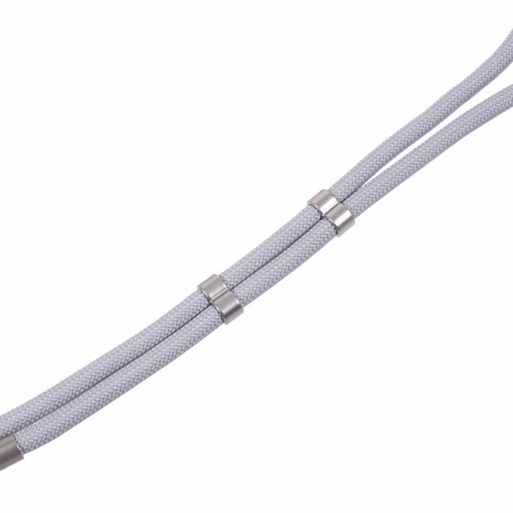 Ремінець для смартфона Deexe Crossbody Strap - Light Grey (983028LH) Ремінець для смартфона Deexe Crossbody Strap - Light Grey: фото 4 з 5