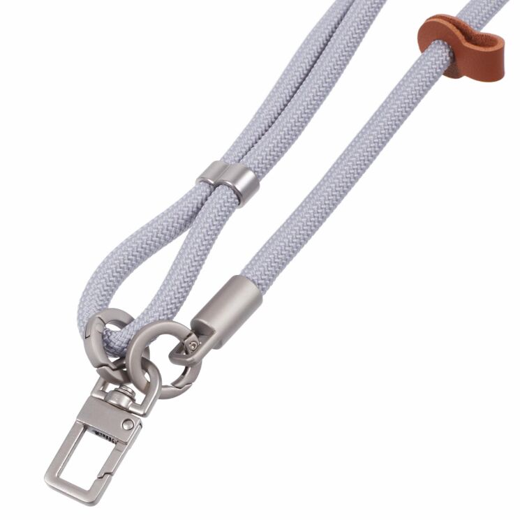 Ремінець для смартфона Deexe Crossbody Strap - Light Grey (983028LH) Ремінець для смартфона Deexe Crossbody Strap - Light Grey: фото 5 з 5