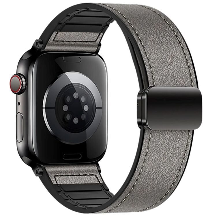 Ремінець Hoco WA34 для Apple Watch 42 (Series 10) / 41 / 40 / SE 40 / 38 - Dark Gray: фото 1 з 3