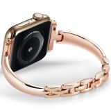 Ремінець KALEBOL Glam Strap для Apple Watch 46 / 45 / 44 / SE 44 / 42 (Series 1-3) / Ultra / Ultra 2 - Rose Gold (371801RG)