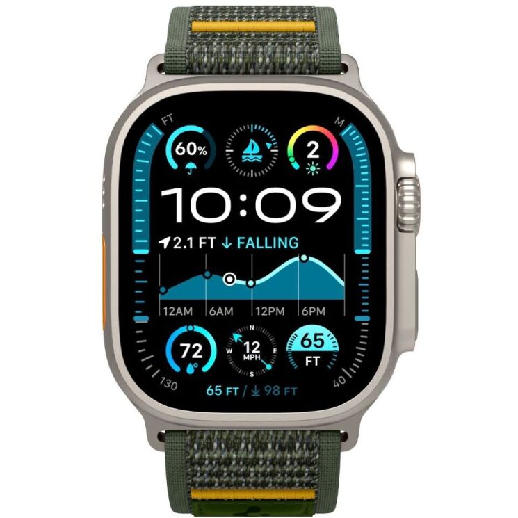 Ремінець Spigen (SGP) Athlex Air для Apple Watch 46 / 45 / 44 / SE 44 / Ultra / Ultra 2 (AMP09035) - Active Green: фото 2 з 17