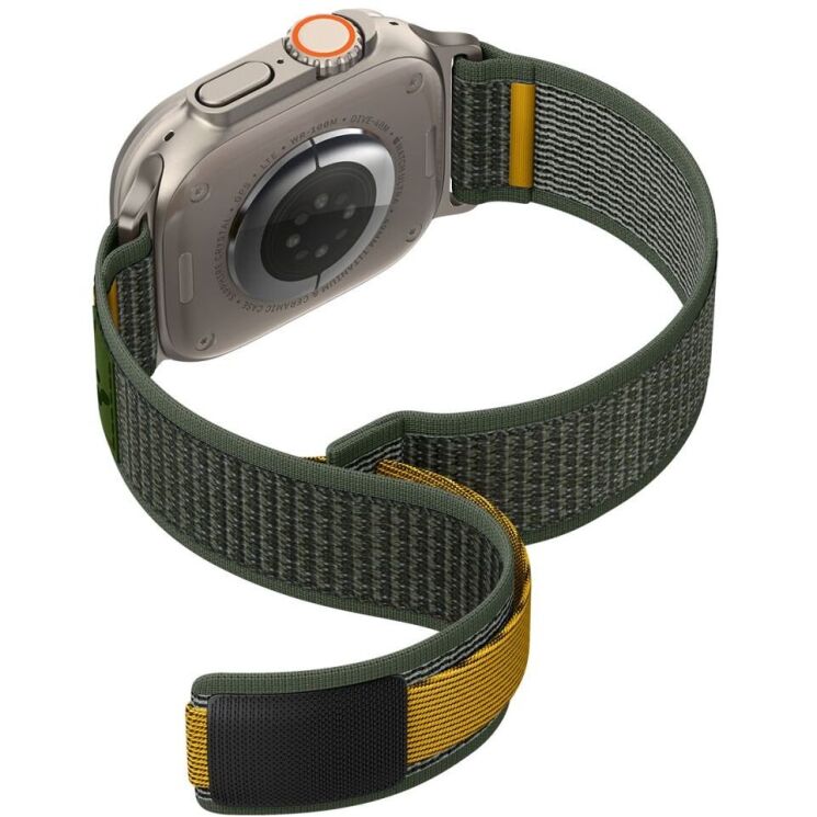 Ремінець Spigen (SGP) Athlex Air для Apple Watch 46 / 45 / 44 / SE 44 / Ultra / Ultra 2 (AMP09035) - Active Green: фото 10 з 17