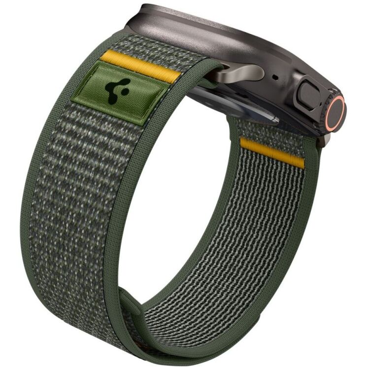 Ремінець Spigen (SGP) Athlex Air для Apple Watch 46 / 45 / 44 / SE 44 / Ultra / Ultra 2 (AMP09035) - Active Green: фото 8 з 17