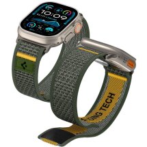 Ремінець Spigen (SGP) Athlex Air для Apple Watch 46 / 45 / 44 / SE 44 / Ultra / Ultra 2 (AMP09035) - Active Green: фото 1 з 17