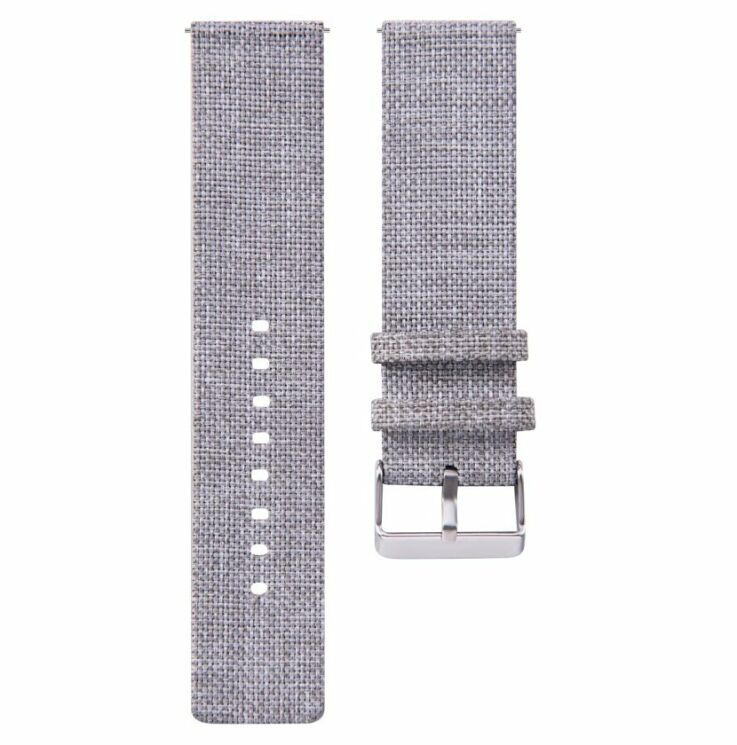 Ремінець UniCase Cloth Texture для Samsung Watch Active / Active 2 40mm / Active 2 44mm - Light Grey: фото 2 з 4