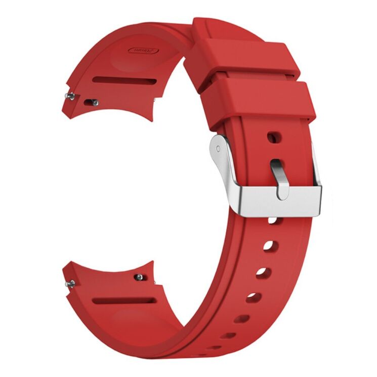 Ремешок UniCase Silicone Band для Samsung Galaxy Watch 4 Classic (46mm) / Watch 4 Classic (42mm) / Watch 4 (40mm) / Watch 4 (44mm) - Red: фото 1 из 7