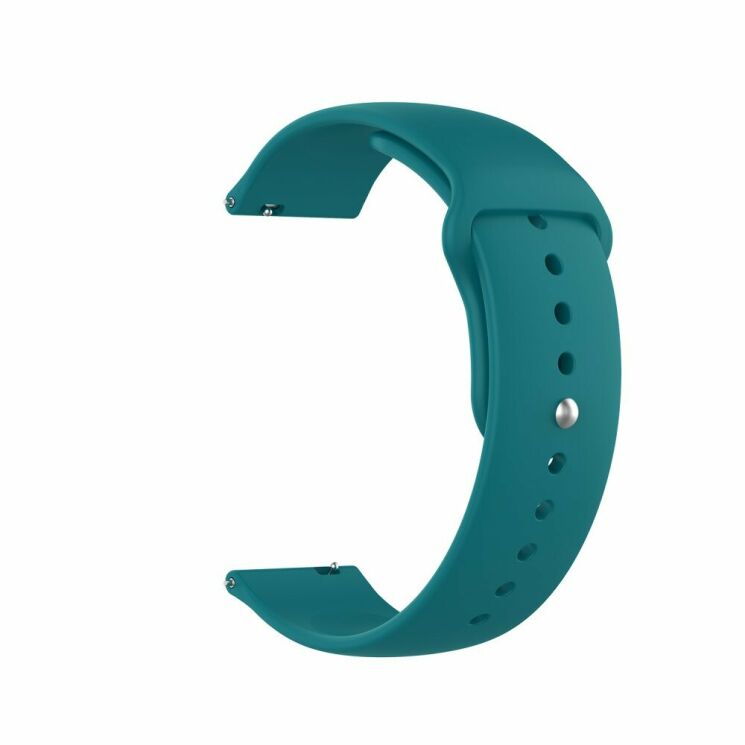 Ремешок UniCase Silicone Strap для Xiaomi Mi Watch (Chinese) - Dark Green: фото 4 из 7